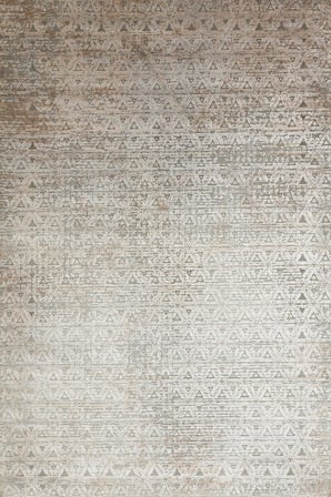 Gri Geometrik Desenli Kaymaz Taban Dijital Baskı Halı Koridor