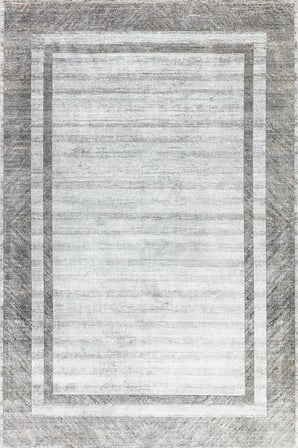 Modern Gri Geometrik Desenli Kaymaz Taban Salon Halısı Koridor