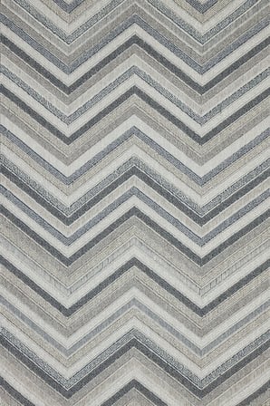 Gri Geometrik Desenli Kaymaz Taban Modern Salon Halısı Koridor Tipi