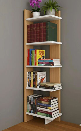 BEŞ RAFLI KÖŞE KİTAPLIK