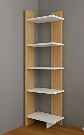 BEŞ RAFLI KÖŞE KİTAPLIK