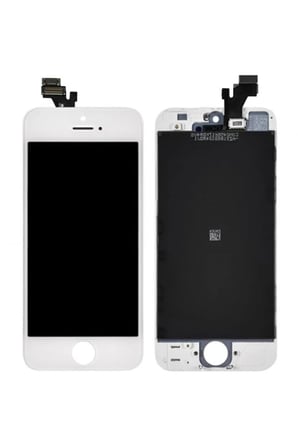 EN-CAG iPhone 5 Uyumlu Ekran (Beyaz) BSS