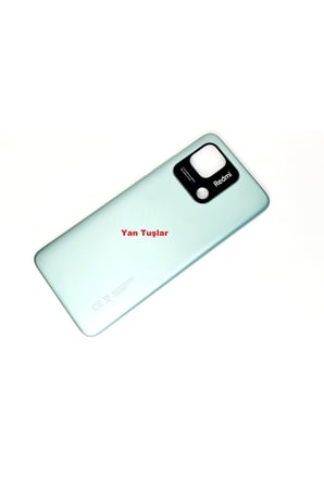 EN-CAG Redmi 10C Uyumlu Kasa Arka Kapak Batarya Kapağı Yeşil BSS