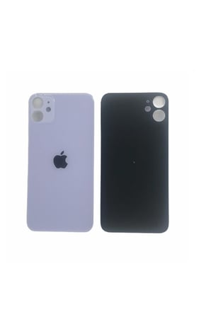 EN-CAG iPhone 11 Uyumlu Arka Pil Kapağı Bighole (Mor) BSS
