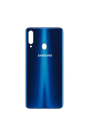 EN-CAG Samsung A20S Uyumlu Arka Batarya Pil Kapağı (Mavi) BSS