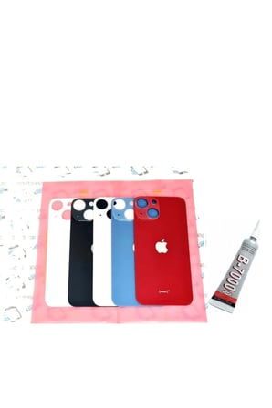 EN-CAG iPhone 14 Uyumlu Arka Batarya Pil Kapağı Mavi (B7000 15 ml Yapıştırıcı) BSS
