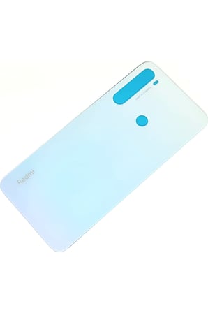 EN-CAG Redmi Note 8 Uyumlu Arka Pil Batarya Kapağı (Cam) Beyaz BSS