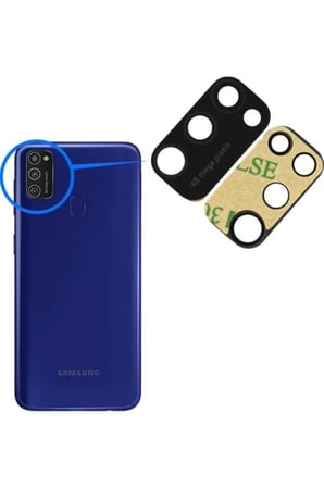 EN-CAG Samsung M21 Uyumlu Arka Kamera Lensi BSS