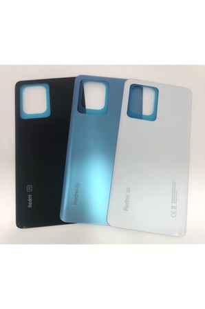 EN-CAG Redmi Note 12 Pro Plus 5G Uyumlu Arka Kapak Pil Kapağı (Siyah) BSS