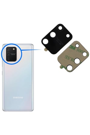 EN-CAG Samsung S10 Lite Uyumlu Arka Kamera Lensi BSS