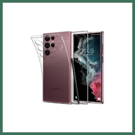 EN-CAG Samsung Galaxy S23 Ultra Kılıf Lüx Şeffaf Silikon BSS
