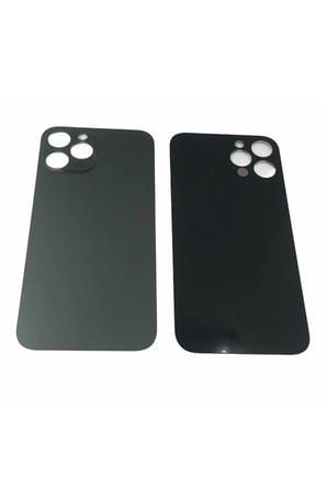 EN-CAG iPhone 12 Pro Max Uyumlu Arka Pil Kapağı Siyah BSS