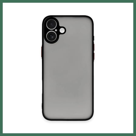 EN-CAG iPhone 16 Uyumlu Kılıf Montreal Silikon Kapak - Siyah BSS