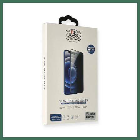 EN-CAG iPhone 12 Pro Max Uyumlu Bilvis Hayalet Cam Ekran Koruyucu BSS