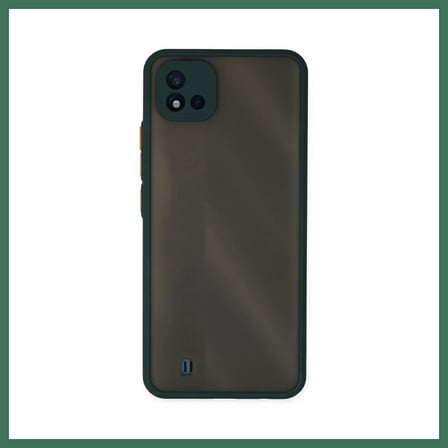 EN-CAG Realme C11 2021 Uyumlu Kılıf Montreal Silikon Kapak - Yeşil BSS