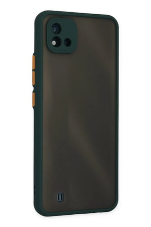 EN-CAG Realme C11 2021 Uyumlu Kılıf Montreal Silikon Kapak - Yeşil BSS
