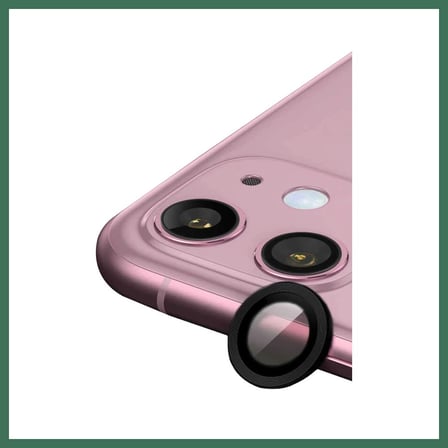 EN-CAG iPhone 11 Uyumlu Raze Metal Kamera Lens - Siyah BSS