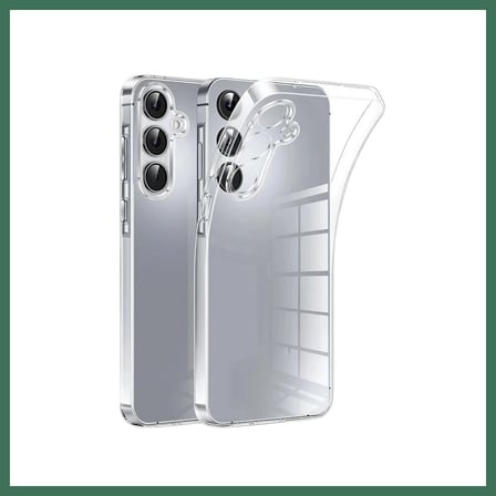 EN-CAG Samsung Galaxy A57 5G Uyumlu Lüx Şeffaf Silikon - Şeffaf BSS