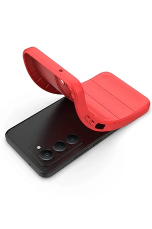 EN-CAG Redmi 15 4G Uyumlu Optimum Silikon - Kırmızı BSS