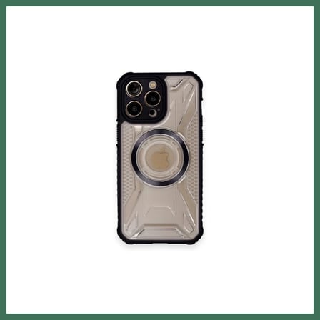 EN-CAG iPhone 12 Pro Uyumlu Kılıf Prag Magneticsafe Kapak - Siyah BSS