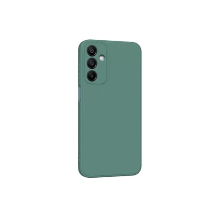 EN-CAG Samsung Galaxy A25 5G Uyumlu Kılıf First Silikon - Koyu Yeşil BSS