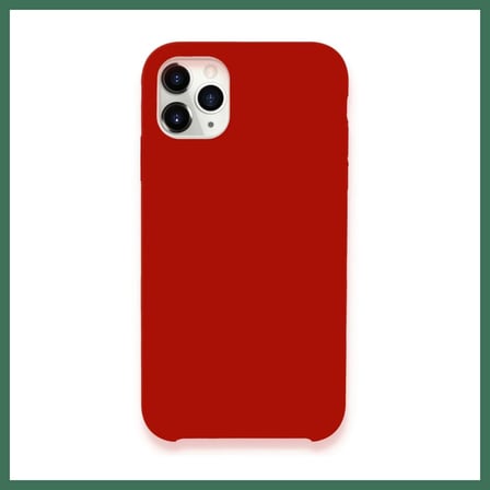 EN-CAG iPhone 11 Pro Uyumlu Kılıf Lansman Legant Silikon - Kırmızı BSS