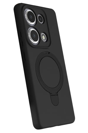 EN-CAG Redmi Note 13 Pro 4G Uyumlu Regal Magsafe Standlı Kapak - Siyah BSS