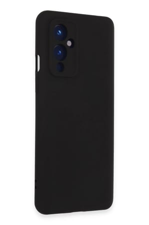 EN-CAG One Plus 9 Kılıf Nano içi Kadife Silikon - Siyah BSS