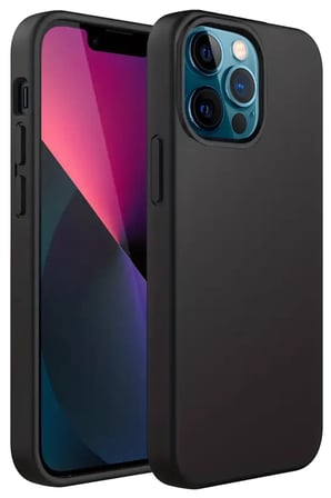 EN-CAG iPhone 12 Pro Uyumlu Kılıf First Silikon - Siyah BSS