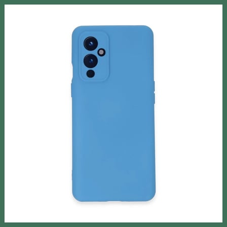 EN-CAG One Plus 9 Kılıf Nano içi Kadife Silikon - Mavi BSS