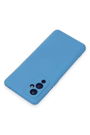 EN-CAG One Plus 9 Kılıf Nano içi Kadife Silikon - Mavi BSS