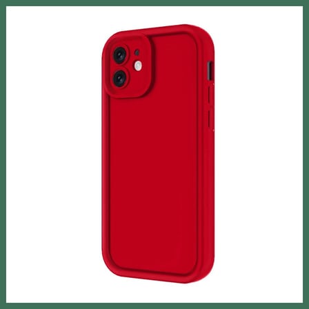 EN-CAG iPhone 11 Uyumlu Kılıf Viera Silikon - Kırmızı BSS