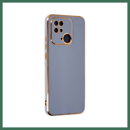 EN-CAG Redmi 10C Uyumlu Kılıf Volet Silikon - Mavi BSS