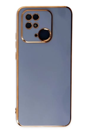 EN-CAG Redmi 10C Uyumlu Kılıf Volet Silikon - Mavi BSS
