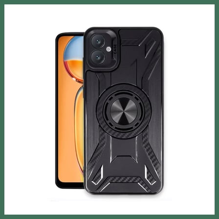 EN-CAG Samsung Galaxy A05 Uyumlu Kılıf Lincoln Silikon - Siyah BSS