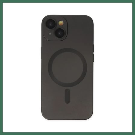 EN-CAG iPhone 14 Plus Uyumlu Kılıf Moshi Lens Magneticsafe Silikon - Siyah BSS