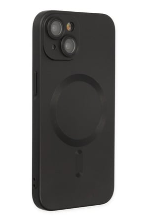 EN-CAG iPhone 14 Plus Uyumlu Kılıf Moshi Lens Magneticsafe Silikon - Siyah BSS