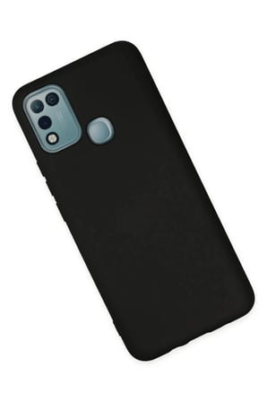 EN-CAG İnfinix Hot 10 Play Uyumlu Kılıf Nano içi Kadife Silikon - Siyah BSS