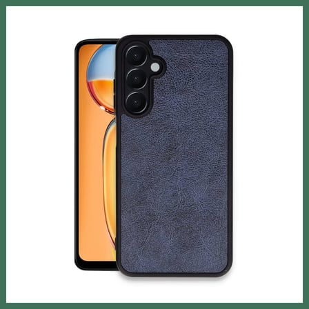 EN-CAG Samsung Galaxy A25 5G Uyumlu Kılıf Aras Deri Kapak - Lacivert BSS