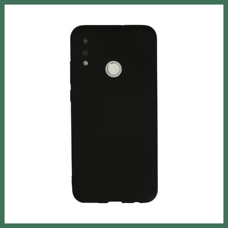 EN-CAG Huawei P Smart 2019 Kılıf Nano içi Kadife Silikon - Siyah BSS