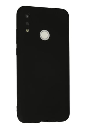 EN-CAG Huawei P Smart 2019 Kılıf Nano içi Kadife Silikon - Siyah BSS