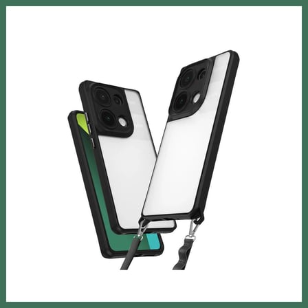 EN-CAG Redmi Note 13 Pro 4G Uyumlu Kılıf Penta Silikon Kılıf - Siyah BSS