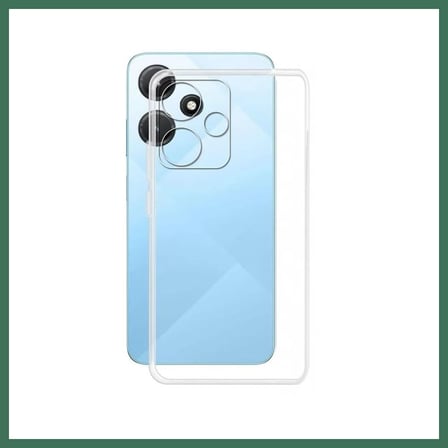EN-CAG İnfinix Hot 30i Uyumlu Kılıf Lüx Şeffaf Silikon BSS