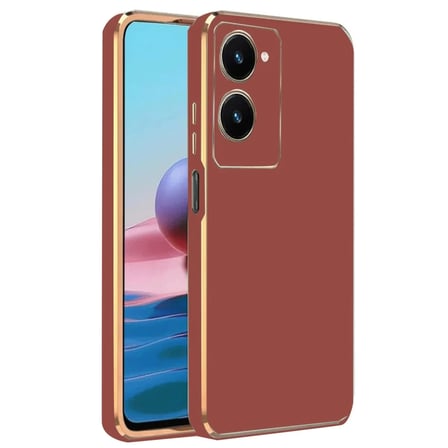 EN-CAG Vivo Y18 Uyumlu Kılıf Volet Silikon - Kırmızı BSS
