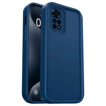 EN-CAG Redmi 10 2022 Uyumlu Kılıf Viera Silikon - Lacivert BSS