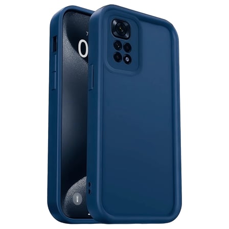 EN-CAG Redmi 10 2022 Uyumlu Kılıf Viera Silikon - Lacivert BSS