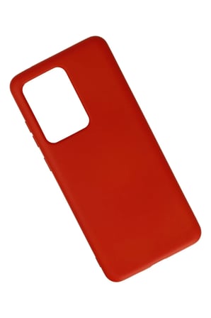 EN-CAG Samsung Galaxy S20 Ultra Uyumlu Kılıf Nano içi Kadife Silikon - Kırmızı BSS