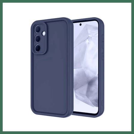 EN-CAG Samsung Galaxy A16 5G Uyumlu Kılıf Viera Silikon - Lacivert BSS