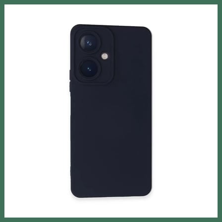 EN-CAG Vivo Y27 Uyumlu Kılıf Nano içi Kadife Silikon - Lacivert BSS