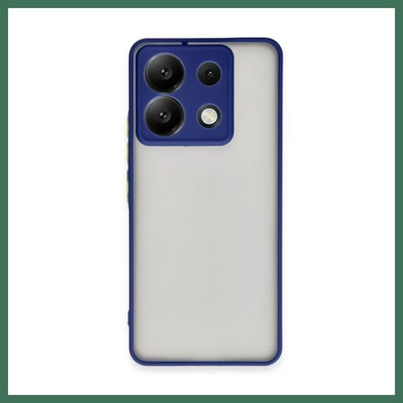 EN-CAG Redmi Note 13 Pro 5G Uyumlu Kılıf Montreal Silikon Kapak - Lacivert BSS